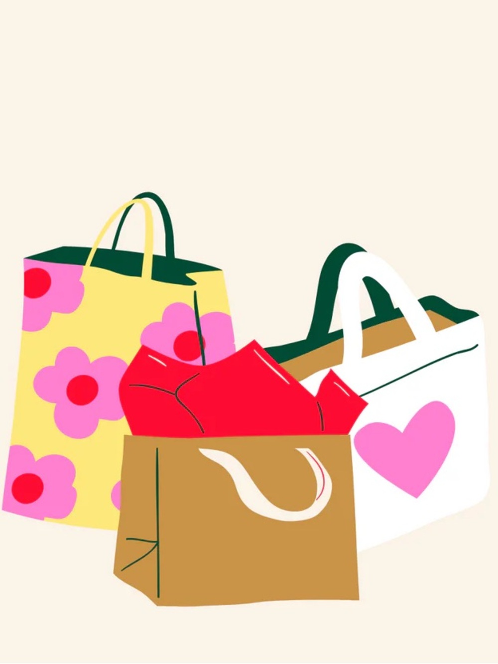 Bag of girls clothes